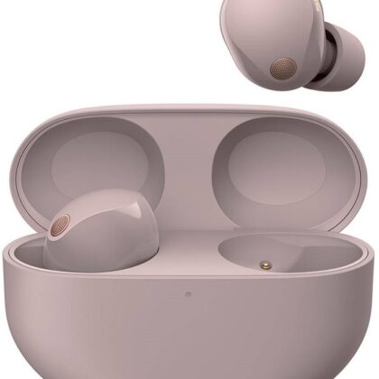 Auriculares Noise-Cancelling Bluetooth WF-1000XM5 True Wireless (Rosa Fumé) - SONY