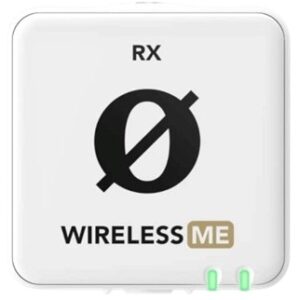 Sistema de Microfone Wireless ME Dual s/ Fios de 2 Canais (Branco) - RODE