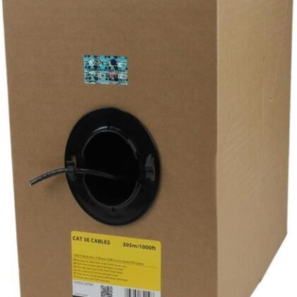 Bobine de Cabo de Rede Cat5e U/UTP Preto (305 mts) - STARTECH