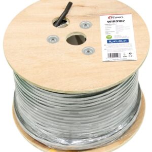 Bobine Cabo p/ Sistemas Fotovoltaicos em Cobre 1x 10,0mm² Preto (100 mts) - NIMO