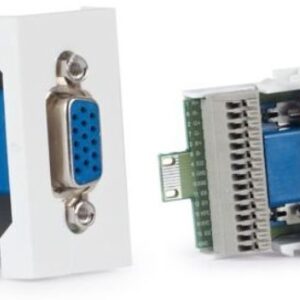 Conector VGA HD15 F. p/ Painel Ligação 1/2 - FONESTAR