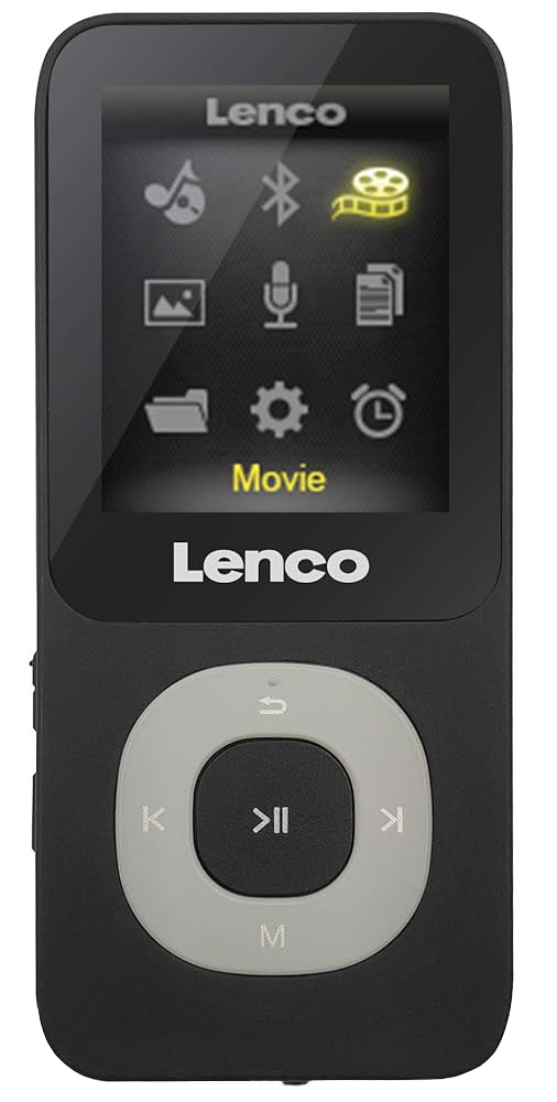 Leitor MP4 c/ Bluetooth XEMIO 769 8GB 1,8 (Cinza) - LENCO