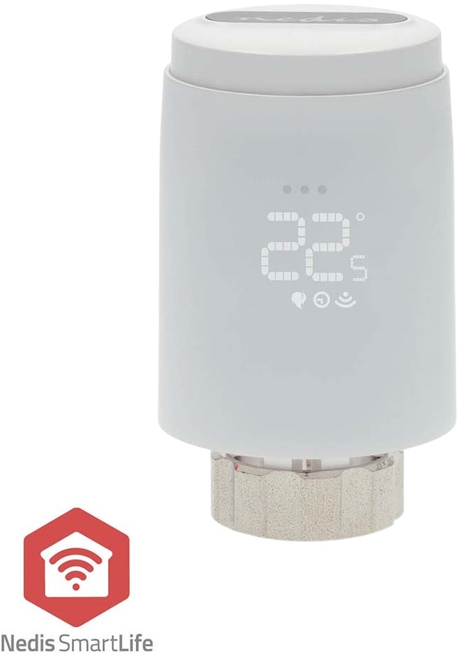 Válvula de Radiador Termostático Inteligente SmartLife (Branco) - NEDIS