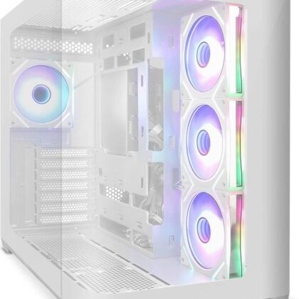 Caixa ATX Krytera ARGB Vidro Temperado (Branco) - ZOLYD