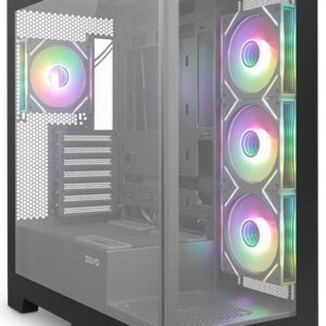 Caixa ATX Vexora Tempered Glass ARGB (Preto) - ZOLYD