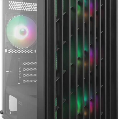 Caixa Micro-ATX Vyntrix Tempered Glass ARGB (Preto) - ZOLYD