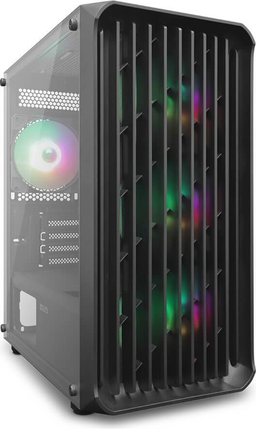 Caixa Micro-ATX Vyntrix Tempered Glass ARGB (Preto) - ZOLYD