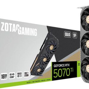 Placa Gráfica Gaming NVIDIA GeForce RTX 5070 Ti Blackwell Solid SFF 16G GDDR7 DLSS4 - ZOTAC