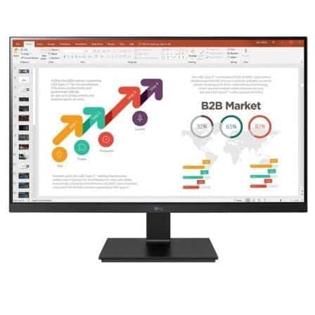 Monitor Professional LG 23.8" Full HD Multimedia Preto