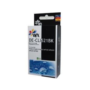 Tinteiro Compativel Canon CLI521-BK (Com Chip) - WOX