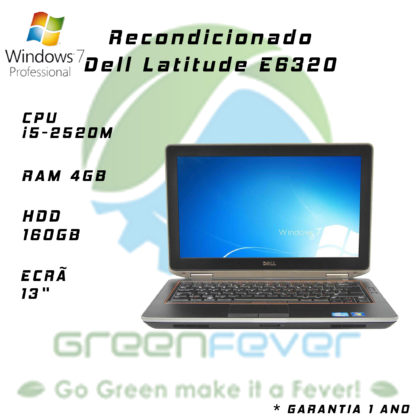 NB Dell Latitude E6320 i5-2520M 2.50 GHz 4Gb 160Gb Win 7 Pro