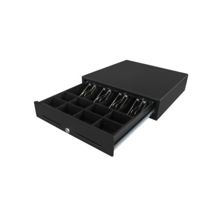 Gaveta de Dinheiro Go-Infinity Metálica Modelo MK-410 41Cm Preto
