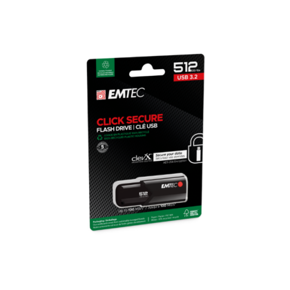 Emtec USB3.2 Click Secure B120 512GB
