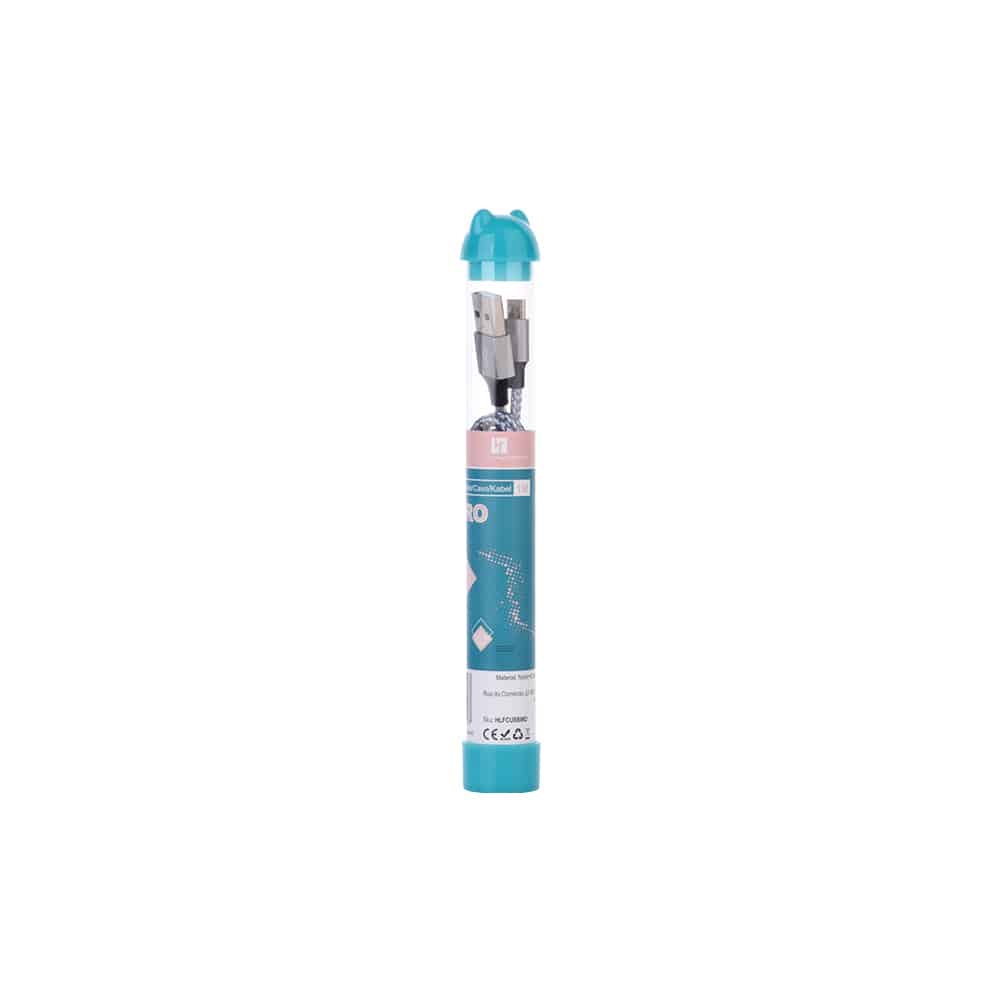 Cabo Halfmman Usb 2.0 para Micro-Usb Bubble Series