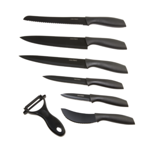 Conjunto 7 facas titanium