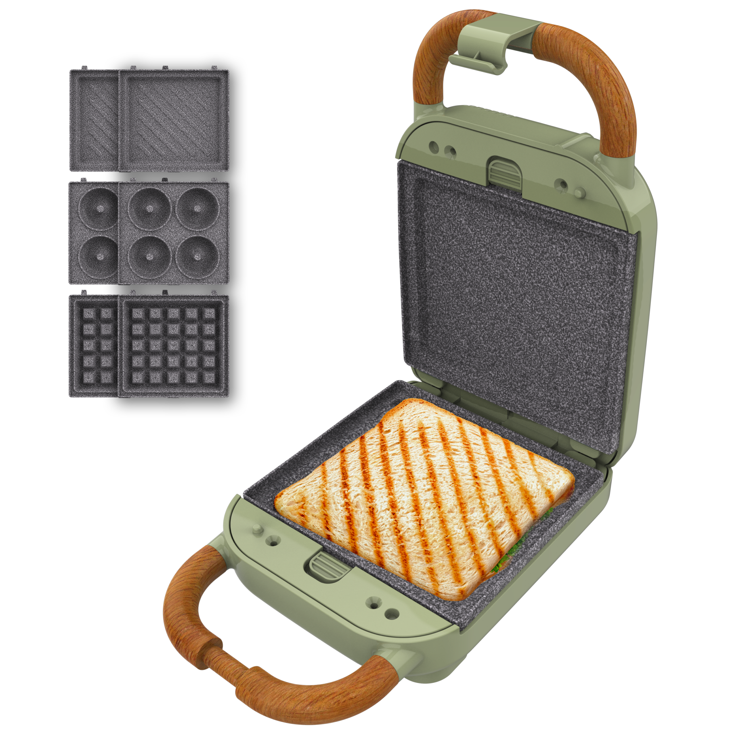 Rock'nToast Retro One Green