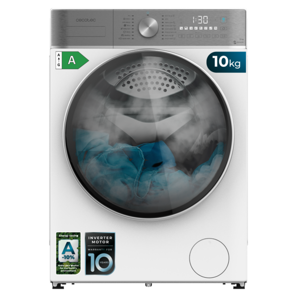 Máquina de lavar roupa Bolero DressCode 10800 Inverter Steel A