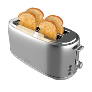 Torradeira vertical Toast&Taste 1600 Retro Double Inox