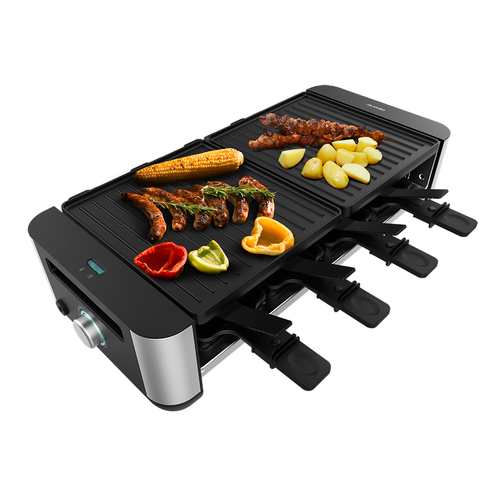 Raclette Cheese&Grill 16000 Inox Black