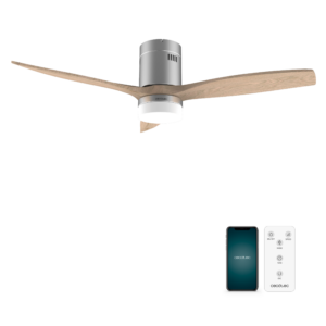 Ventoinha de teto EnergySilence Aero 5600 Steel Aqua Connected