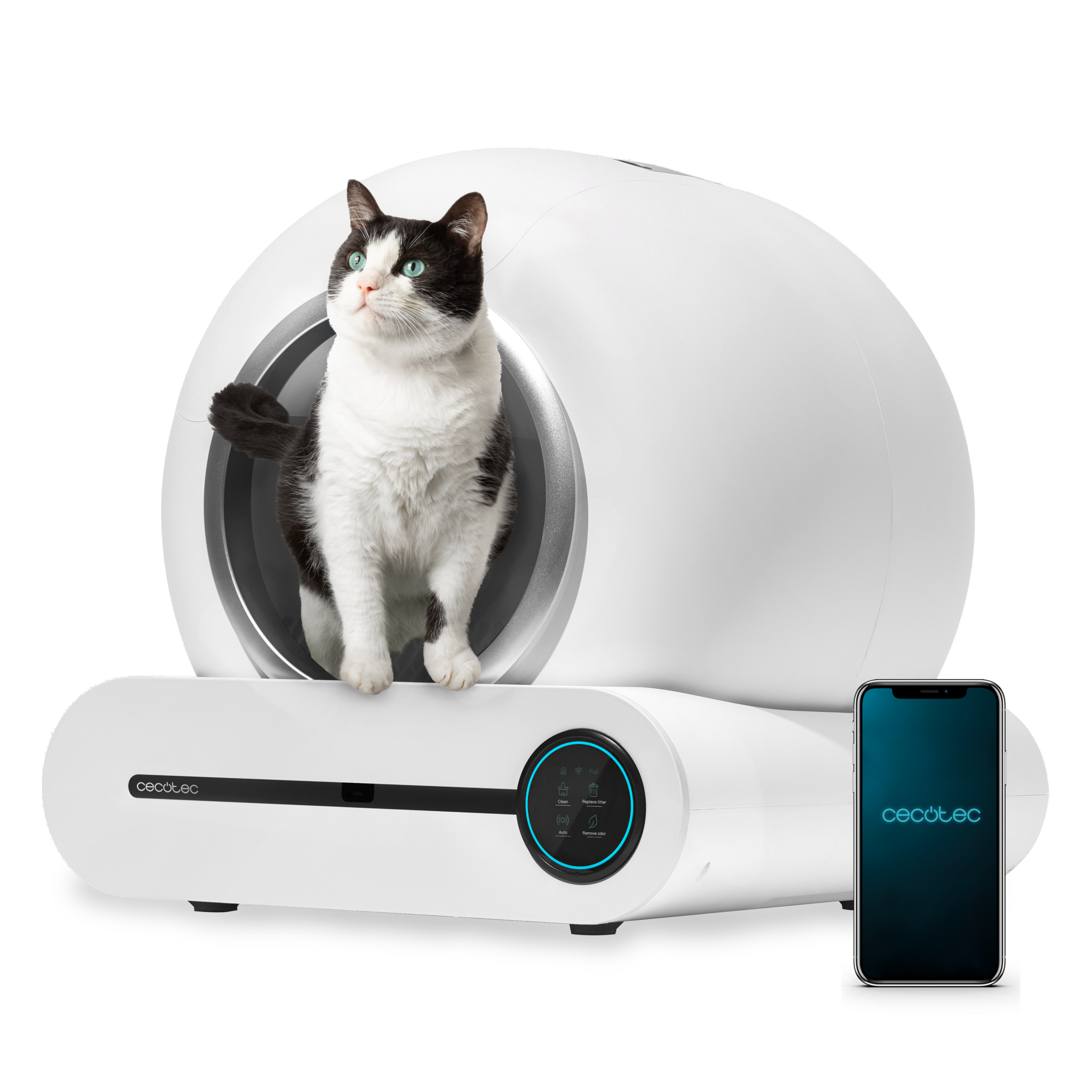 Caixa de areia automática Pumba 8000 CleanKitty Smart