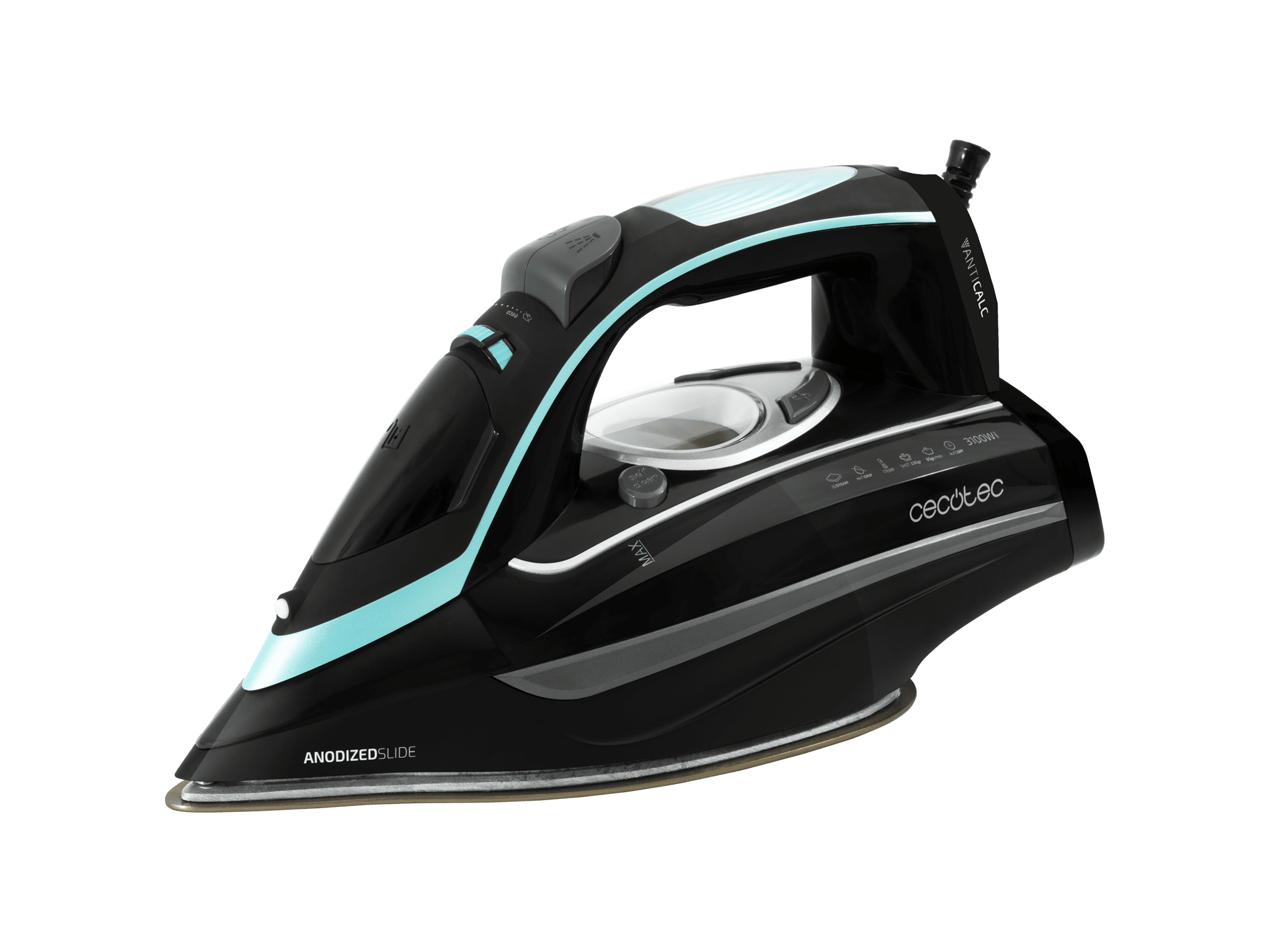 Ferro de engomar a vapor 3D ForceAnodized 750 Smart