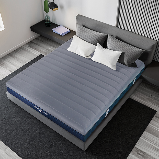 Top,View,Of,Minimalistic,Bedroom,With,White,And,Wooden,Walls,