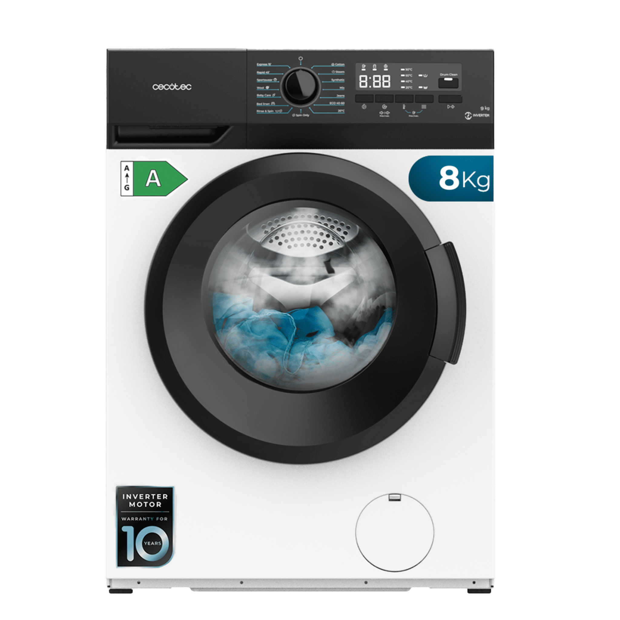 Máquina de lavar roupa Bolero DressCode 8300 Inverter A