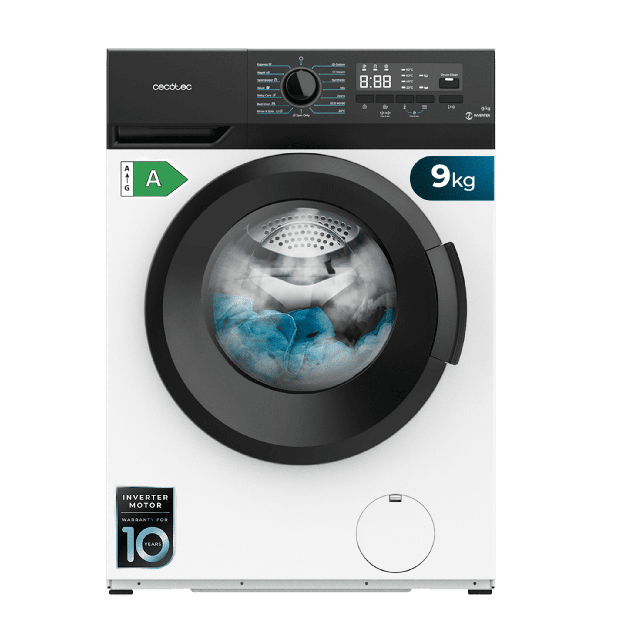 Máquina de lavar roupa Bolero DressCode 9300 Inverter A