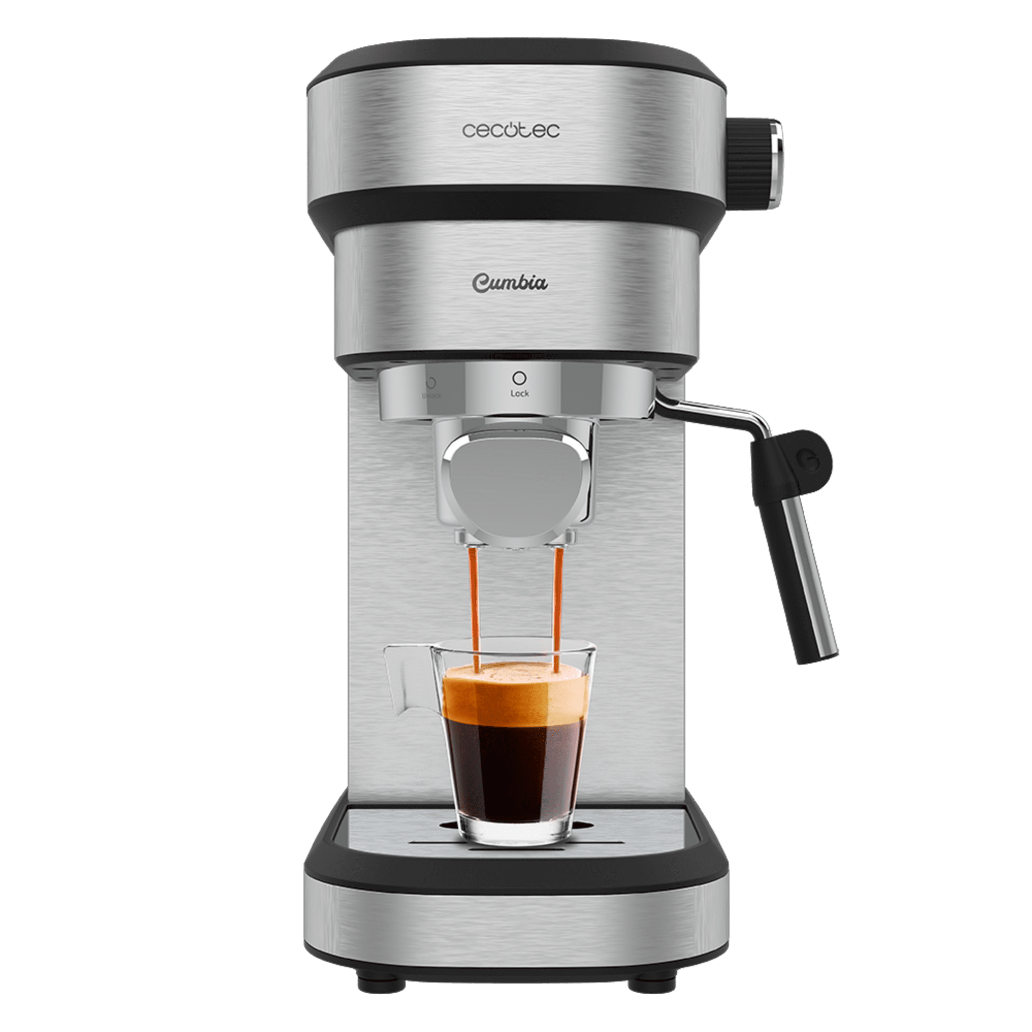 Máquina de café espresso Cafelizzia 790 Steel Duo