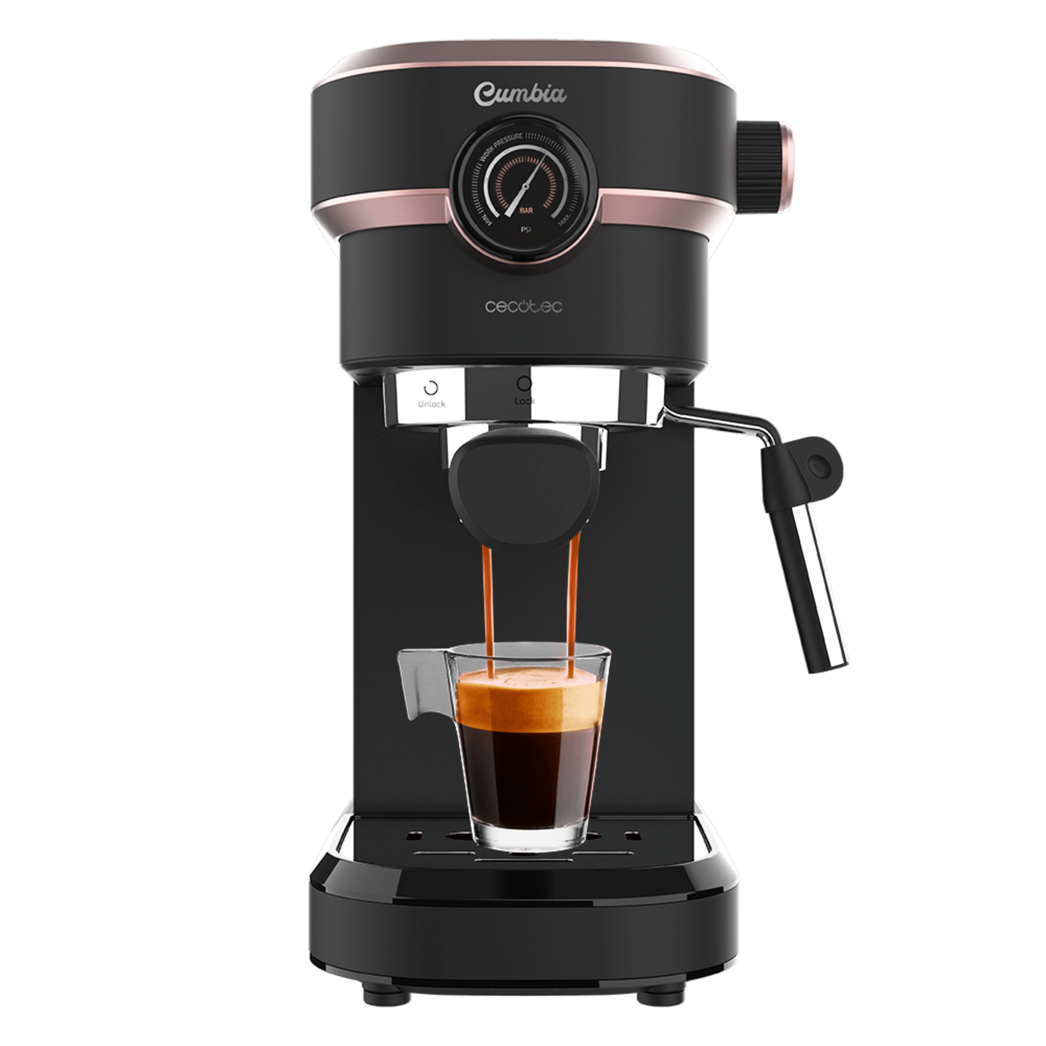 Máquina de café espresso Cafelizzia 890 Rose Pro