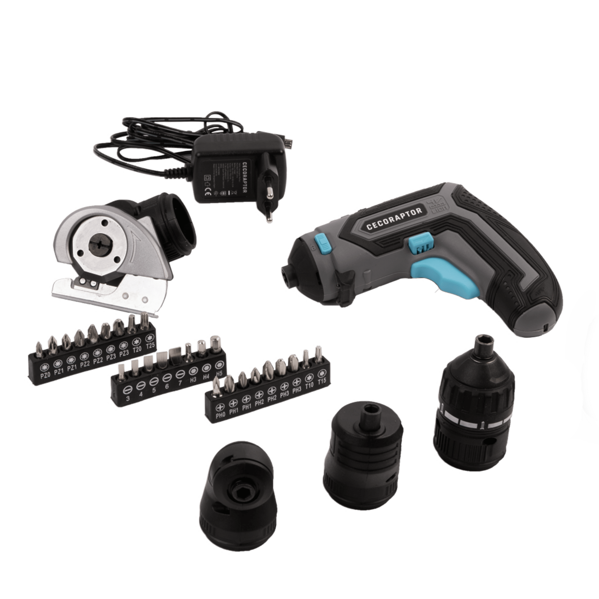 Aparafusadora multifunções CecoRaptor Perfect MultiWork 360 Ultra