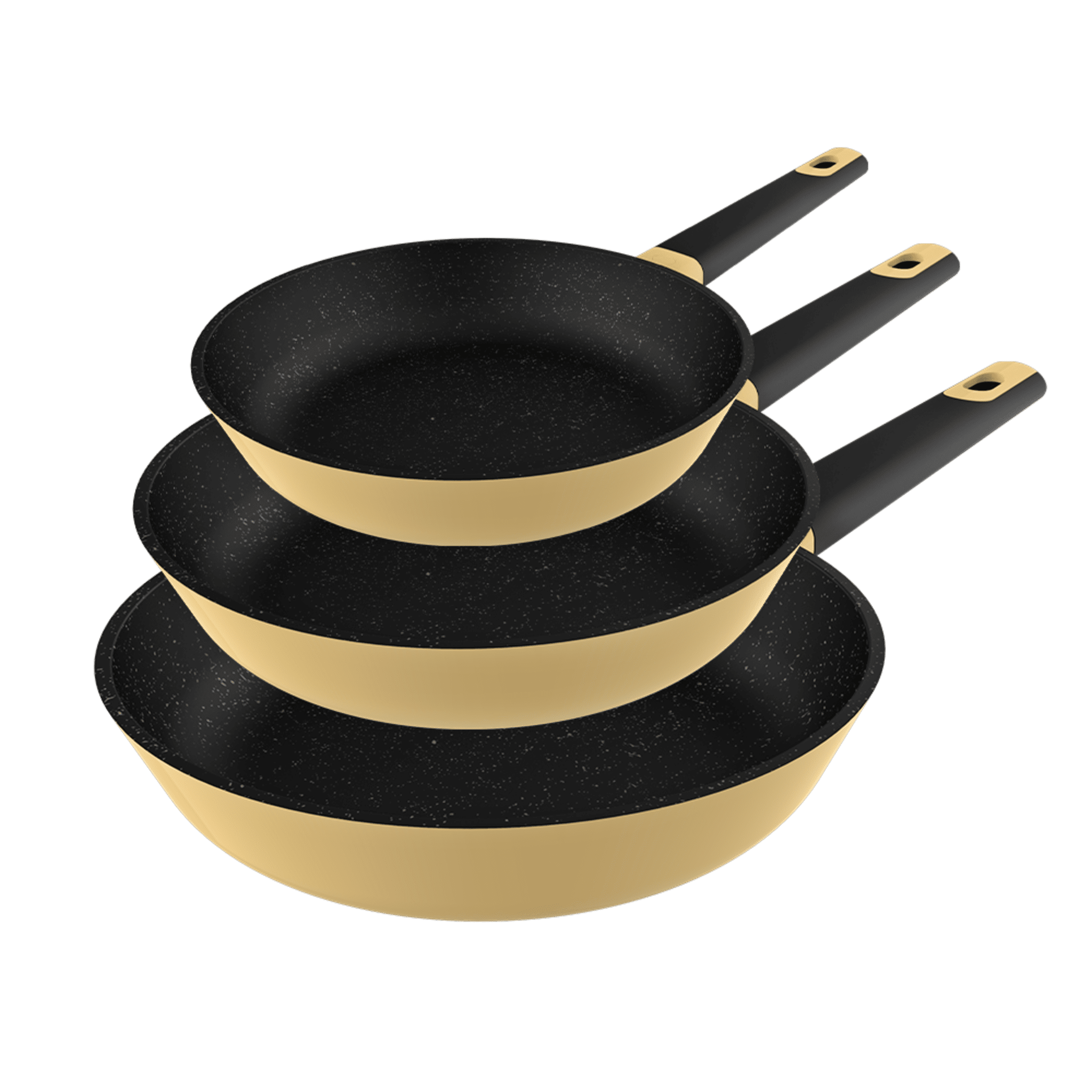 Conjunto de frigideiras Polka Experience 20-24-28 Bucket Set Vulcano