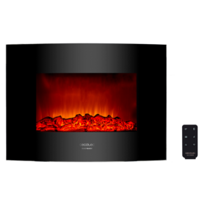 Lareira elétrica decorativa de parede Ready Warm 2200 Curved Flames