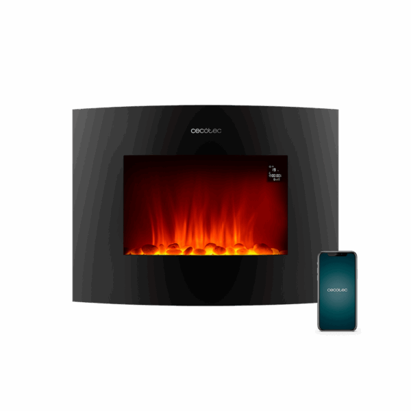 Lareira elétrica ReadyWarm 2250 Curved Flames Connected