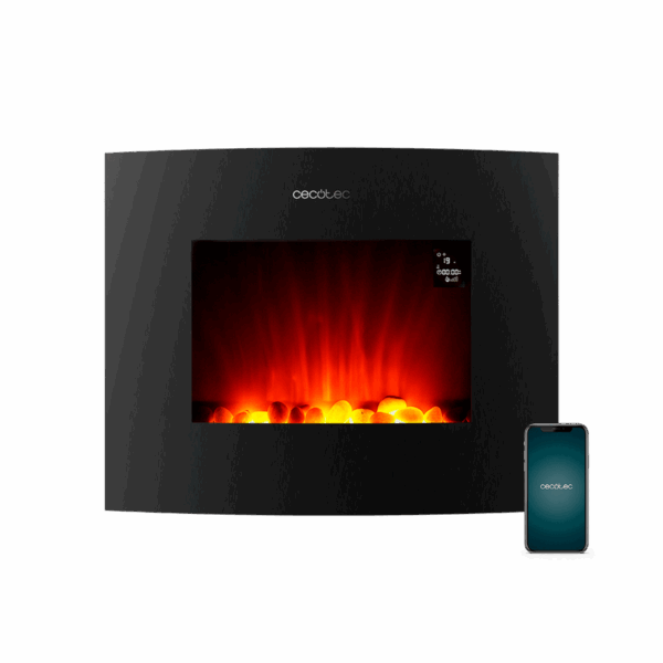 Lareira elétrica ReadyWarm 2650 Curved Flames Connected