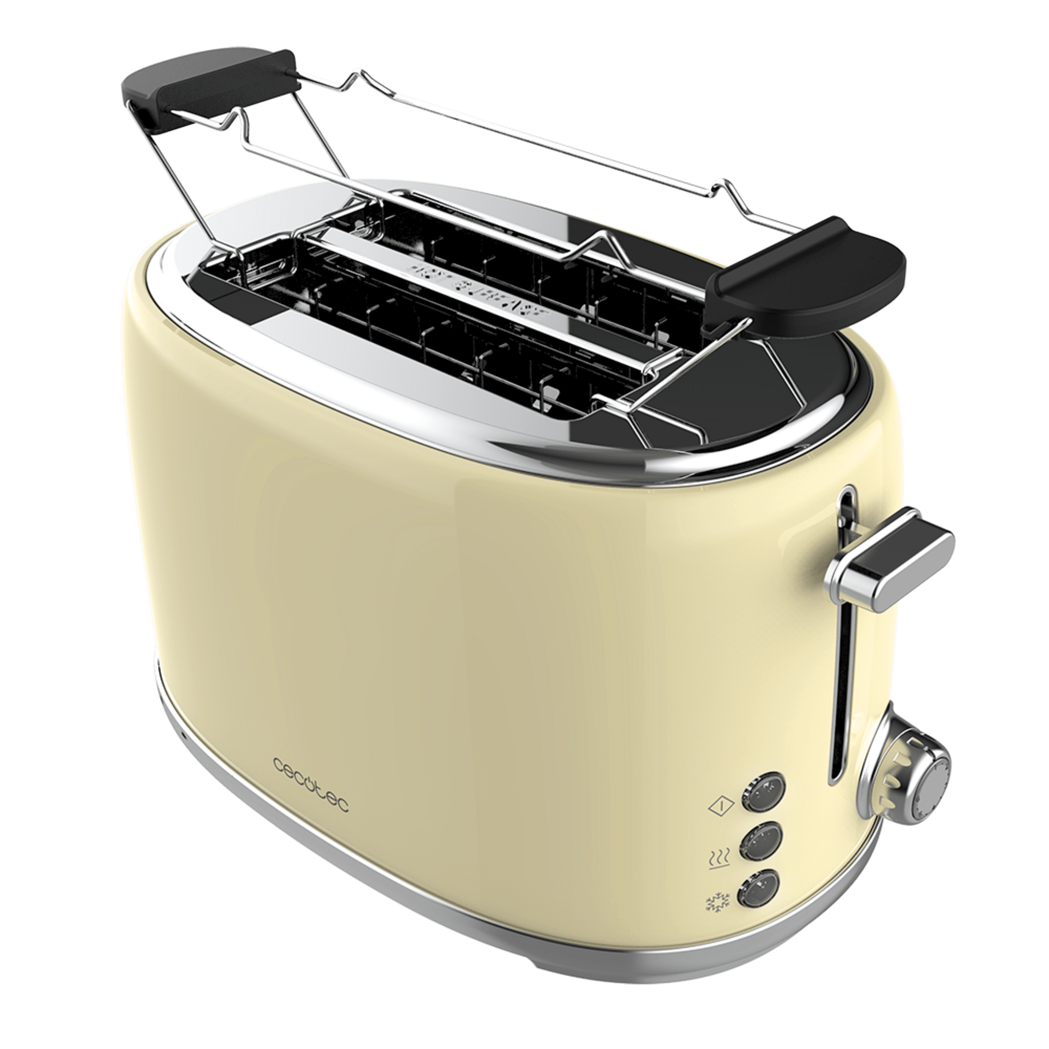 Torradeira Vertical Toast&Taste 1000 Retro Double Beige