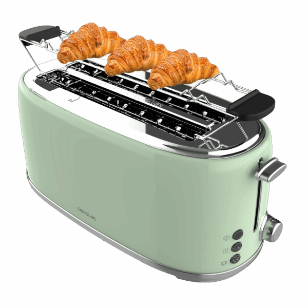 Torradeira Vertical Toast&Taste 1600 Retro Double Green