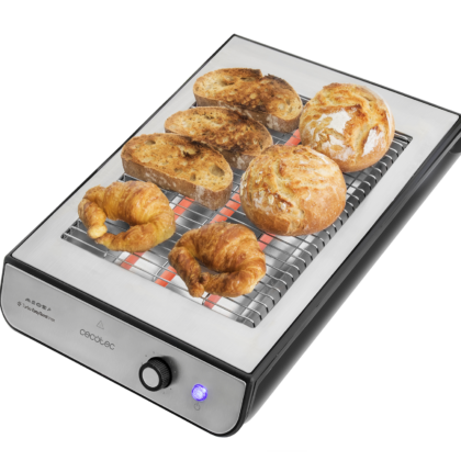 Torradeira plana Turbo EasyToast Inox